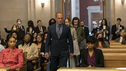 Christopher Meloni, Shauna Harley, Danielle Moné Truitt, Nicky Torchia, Jaylin Fletcher, and Kaitlyn Davidson in Law & Order: Organized Crime (2021)