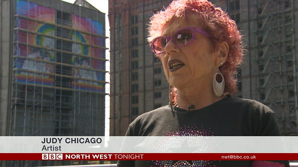 Judy Chicago in BBC North West Tonight (1984)