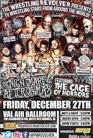 Trey Miguel, Ace Austin, Kevin Kesar, Jessicka Havok, Sami Johnston, Joshua Lemay, Richard Swann, Ethan Page, Jacob Southwick, Zachary Wentz, and Dezmond Xavier in Wrestling Revolver: The Nightmare After X-Mas (2019)