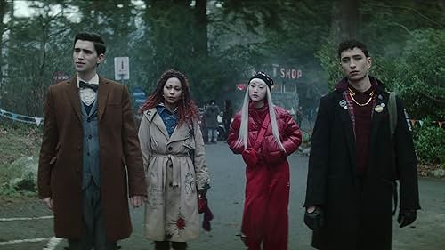 Yuyu Kitamura, George Rexstrew, Kassius Nelson, and Jayden Revri in Dead Boy Detectives (2024)