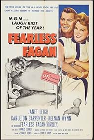 Janet Leigh and Carleton Carpenter in Fearless Fagan (1952)