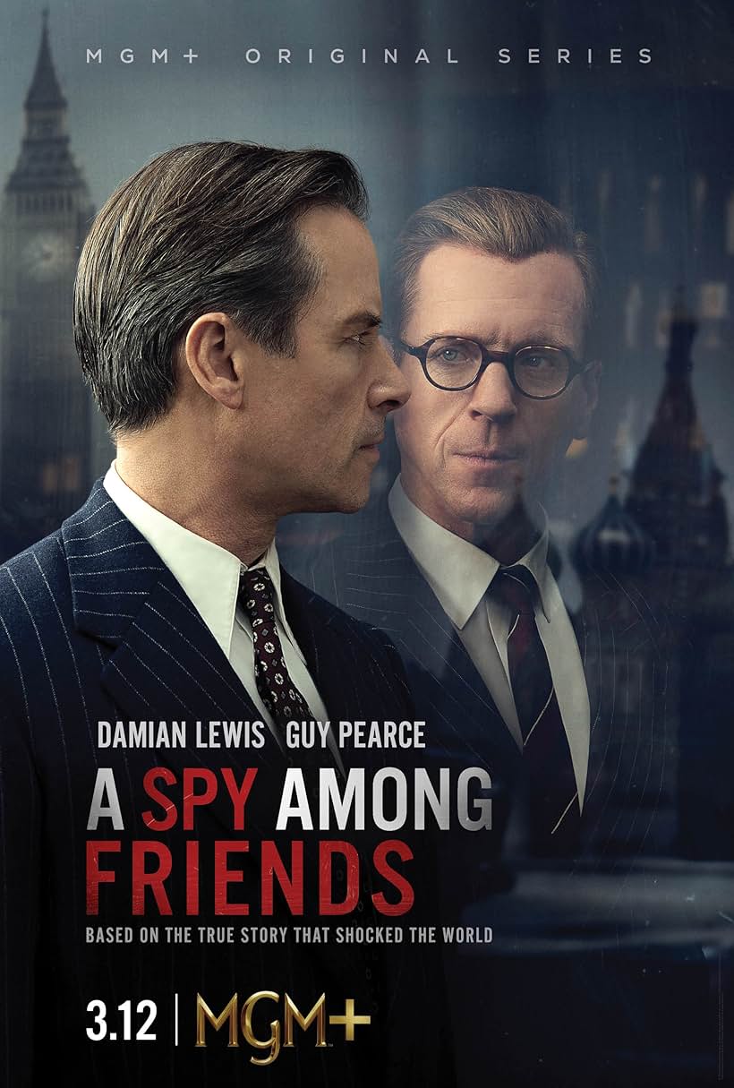 Guy Pearce and Damian Lewis in A Spy Among Friends (2022)