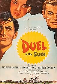 Gregory Peck, Joseph Cotten, and Jennifer Jones in Duel in the Sun (1946)