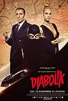 Valerio Mastandrea, Luca Marinelli, and Miriam Leone in Diabolik (2021)