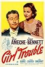 Don Ameche and Joan Bennett in Girl Trouble (1942)