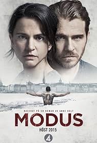 Melinda Kinnaman and Henrik Norlén in Modus (2015)