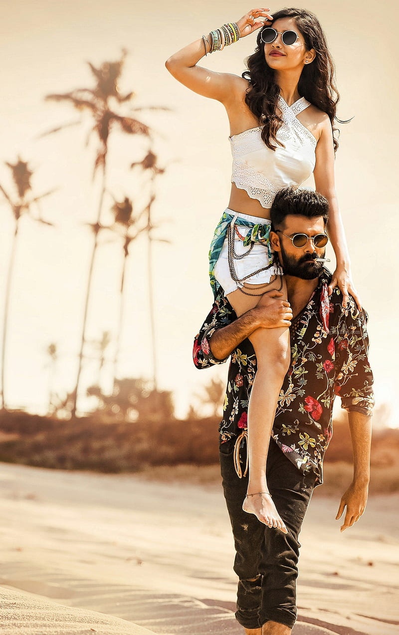 Puneet Issar, Sayaji Shinde, Ashish Vidyarthi, Vasanth Kalyan, Chavan Prasad, Ram Pothineni, Joy Badlani, Madhusudhan Rao, Nabha Natesh, Nidhhi Agerwal, Deepak Shetty, and Getup Srinu in iSmart Shankar (2019)