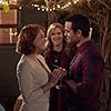 Ella Scott Lynch, Hayley McElhinney, Telecia Monaghan, Dustin Clare, and Charles Wu in A House Divided (2019)