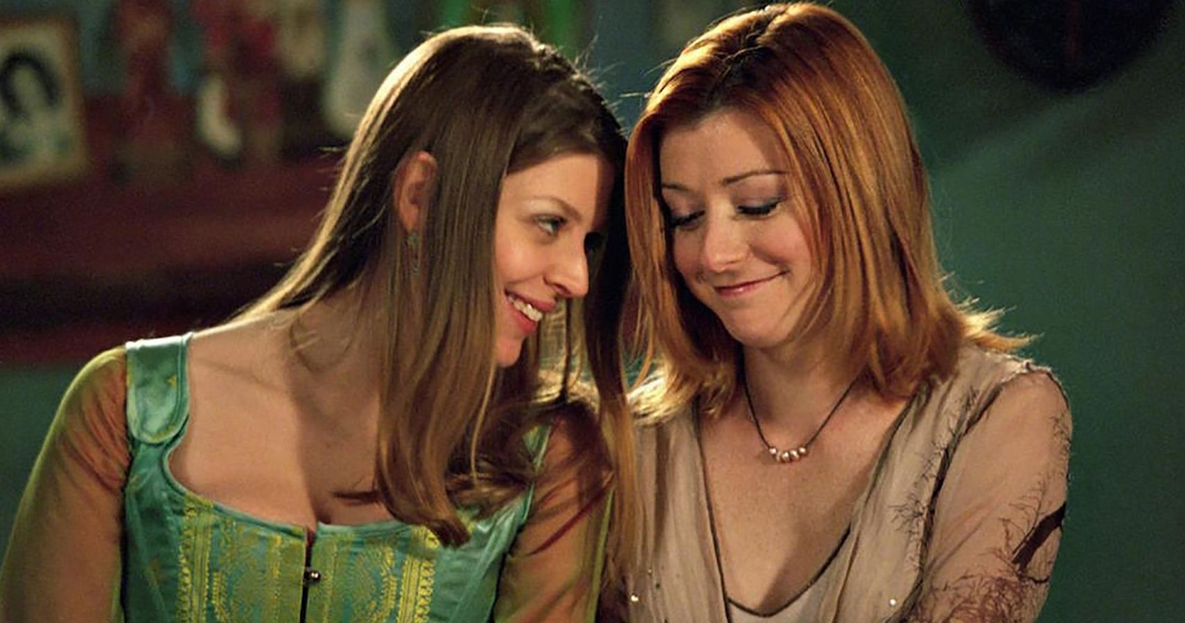 Alyson Hannigan and Amber Benson in Buffy the Vampire Slayer (1997)