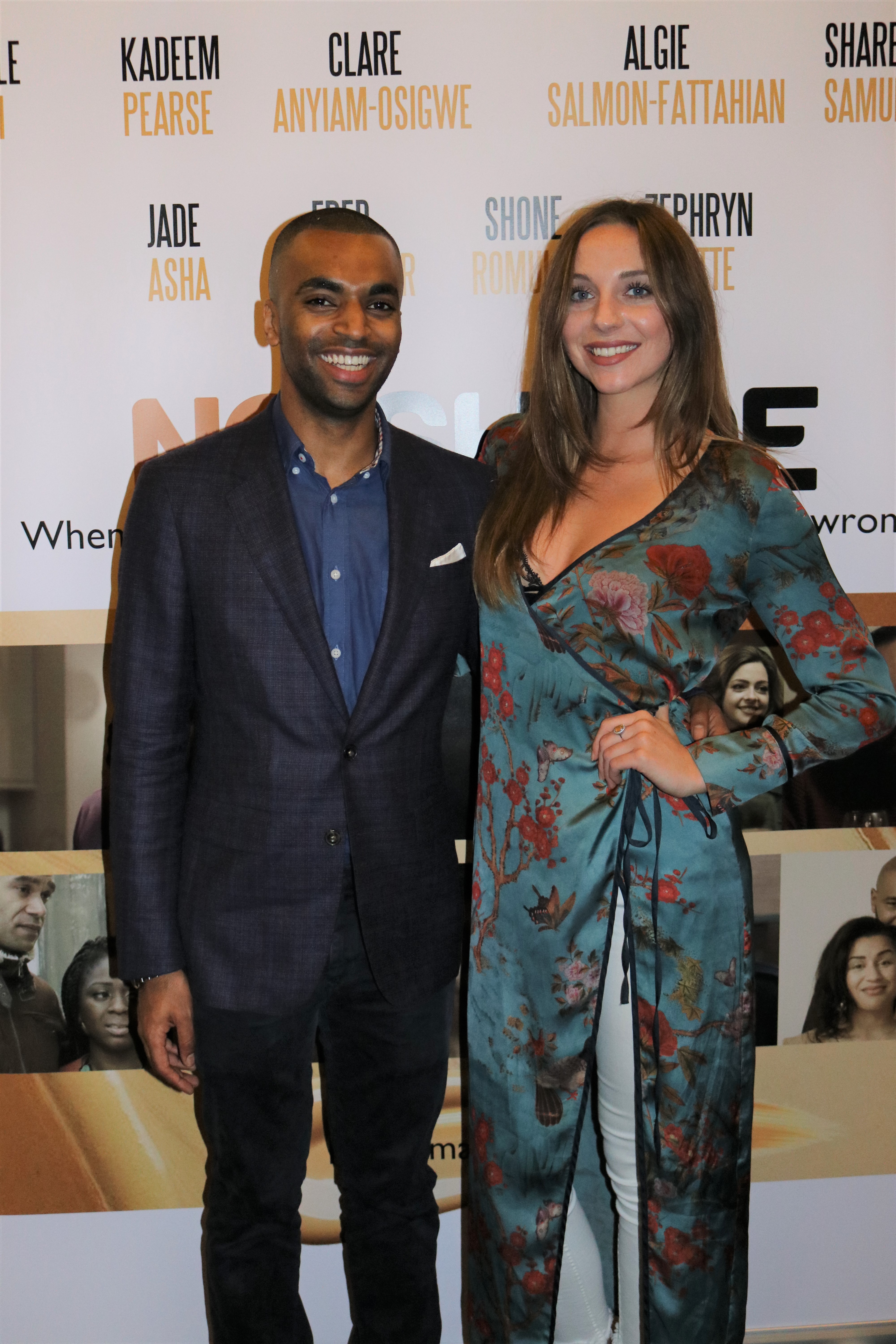 JD Hunt & Rebecca Bellavia at the World Premiere of No Shade.