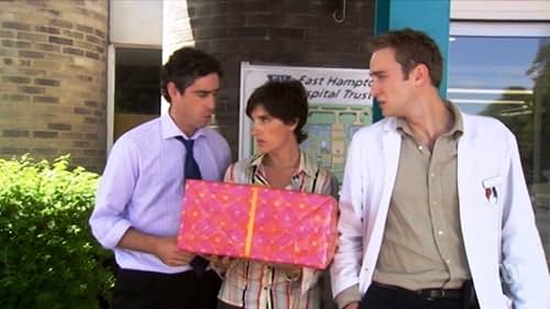 Oliver Chris, Tamsin Greig, and Stephen Mangan in Green Wing (2004)