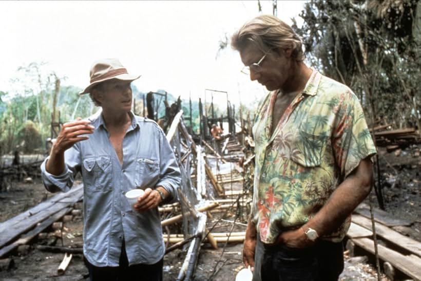 Harrison Ford and Peter Weir in The Mosquito Coast (1986)