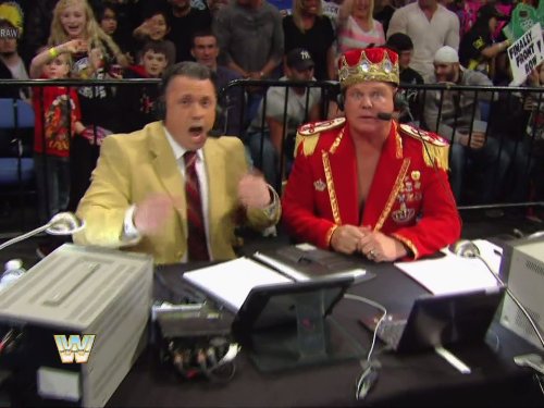 Michael Coulthard and Jerry Lawler in WWE Raw (1993)