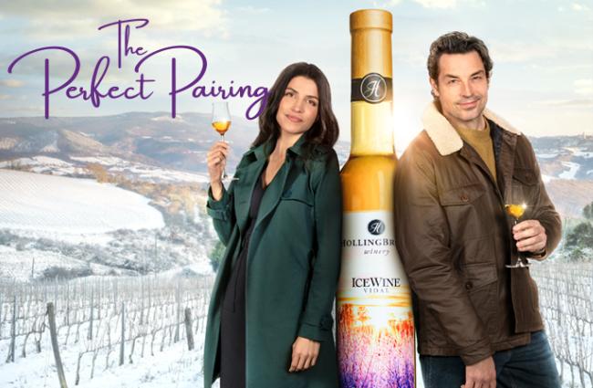 Brennan Elliott and Nazneen Contractor in The Perfect Pairing (2022)