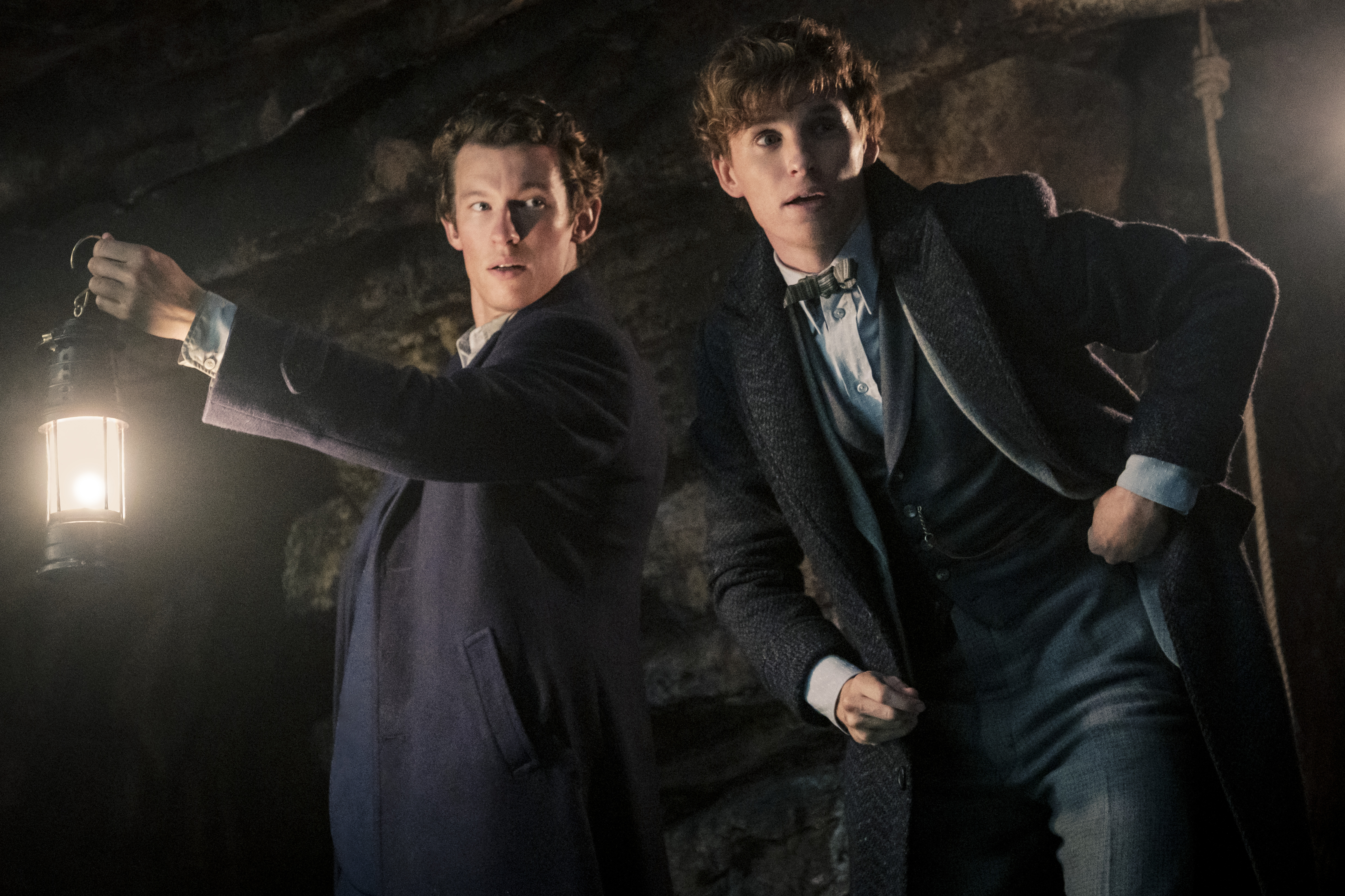 Eddie Redmayne and Callum Turner in Fantastic Beasts: The Secrets of Dumbledore (2022)