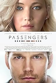 Chris Pratt and Jennifer Lawrence in Passengers (2016)