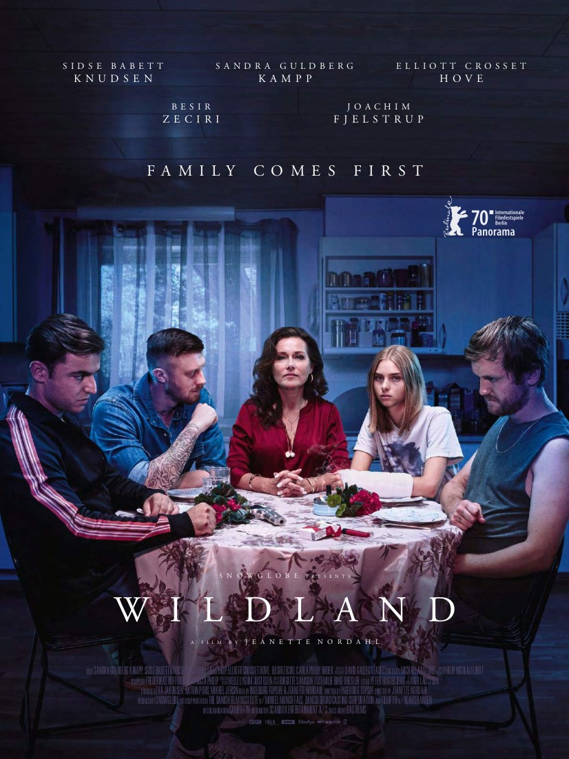 Sidse Babett Knudsen, Elliott Crosset Hove, Sandra Guldberg Kampp, Joachim Fjelstrup, and Besir Zeciri in Wildland (2020)