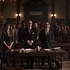 Joseph Gordon-Levitt, J.C. MacKenzie, Chelsea Sheets, Kelvin Harrison Jr., and Yahya Abdul-Mateen II in The Trial of the Chicago 7 (2020)