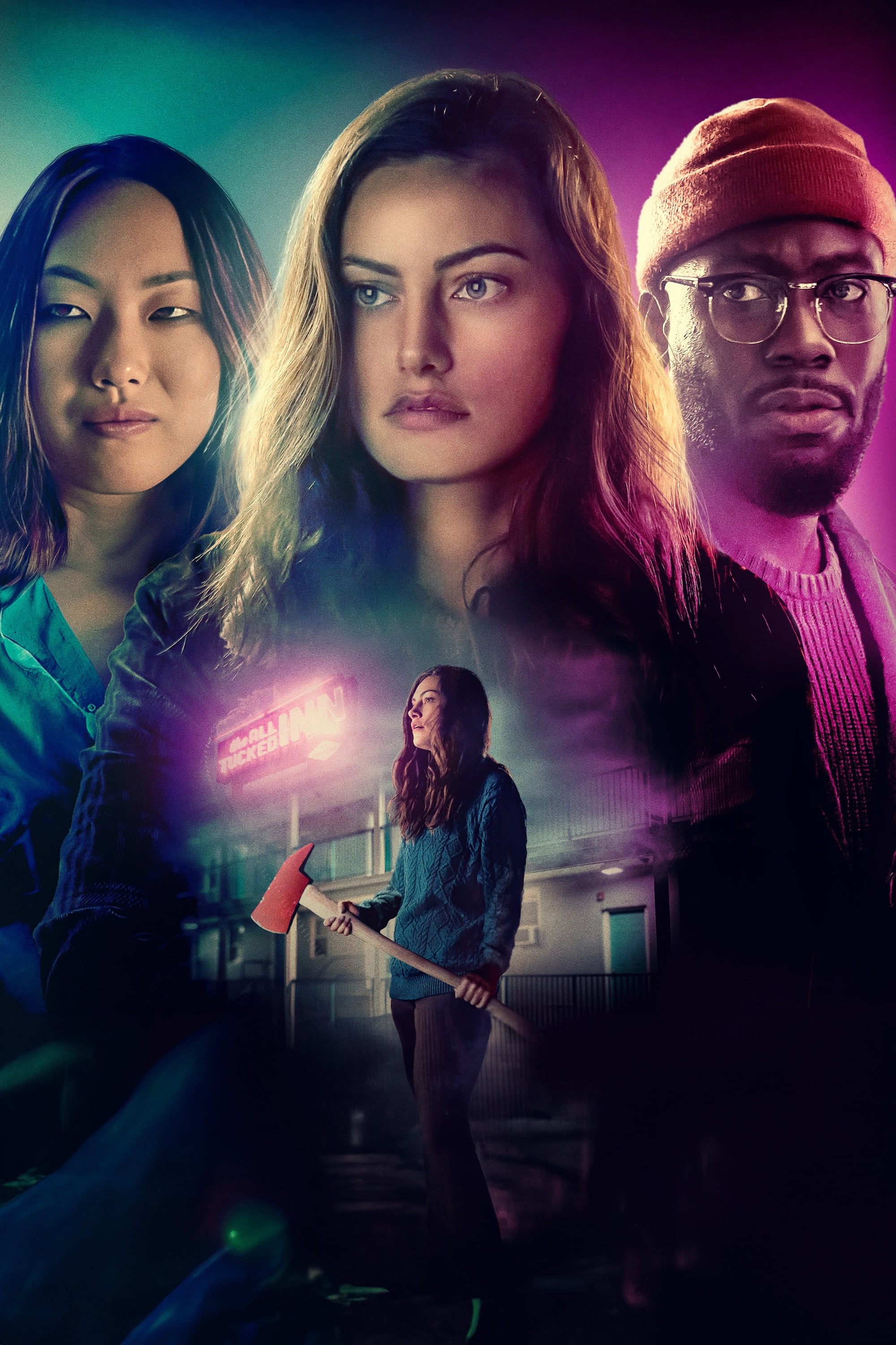 Lamorne Morris, Phoebe Tonkin, and Madison Hu in Night Shift (2023)