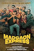 Upendra Limaye, Pratik Gandhi, Avinash Tiwary, Chhaya Kadam, Divyendu Sharma, and Nora Fatehi in Madgaon Express (2024)