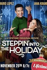 Mario Lopez and Jana Kramer in Steppin' Into the Holiday (2022)