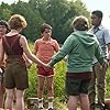 Wyatt Oleff, Jeremy Ray Taylor, Jaeden Martell, Finn Wolfhard, Sophia Lillis, Jack Dylan Grazer, and Chosen Jacobs in It (2017)