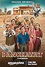 Neena Gupta, Pankaj Jha, Raghubir Yadav, Chandan Roy, Sanvikaa, Sunita Rajwar, Durgesh Kumar, Faisal Malik, and Jitendra Kumar in Panchayat (2020)