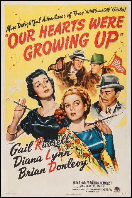 Brian Donlevy, James Brown, Bill Edwards, Diana Lynn, and Gail Russell in Our Hearts Were Growing Up (1946)