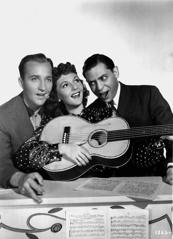 Bing Crosby, Oscar Levant, and Mary Martin in Rhythm on the River (1940)