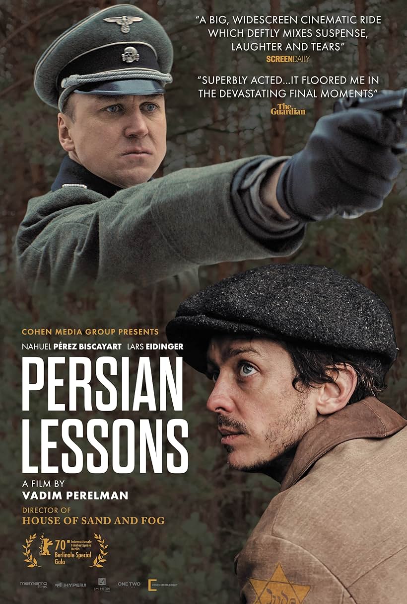 Nahuel Pérez Biscayart and Lars Eidinger in Persian Lessons (2020)