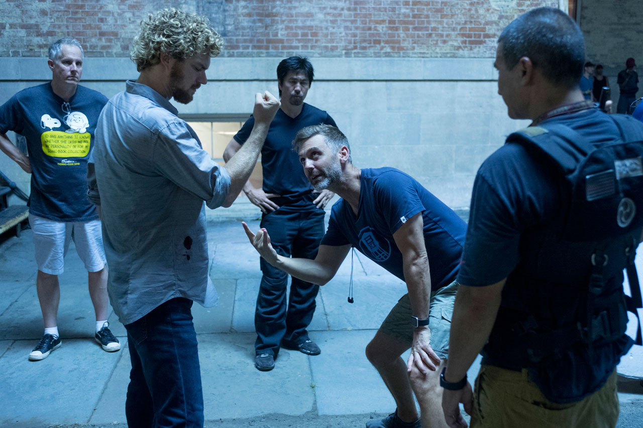 Peter Hoar, Quinton Peeples, and Finn Jones in Iron Fist (2017)