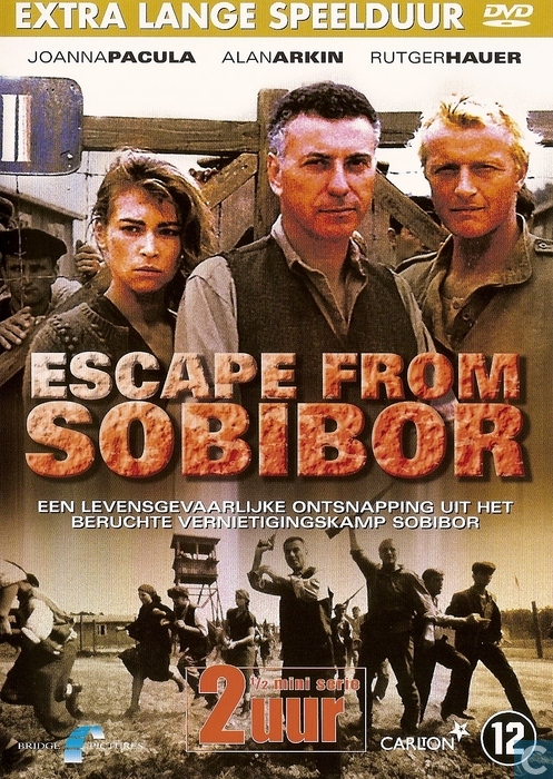 Alan Arkin, Rutger Hauer, and Joanna Pacula in Escape from Sobibor (1987)