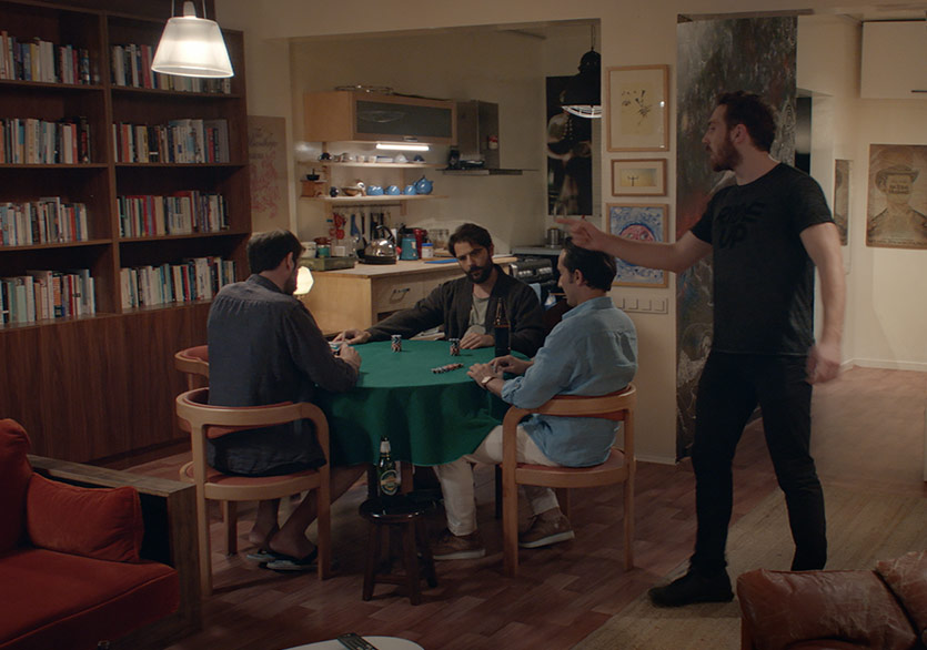 Kenan Ece, Emre Yetim, Ahmet Tansu Tasanlar, and Nezih Cihan Aksoy in Taksim Hold'em (2017)