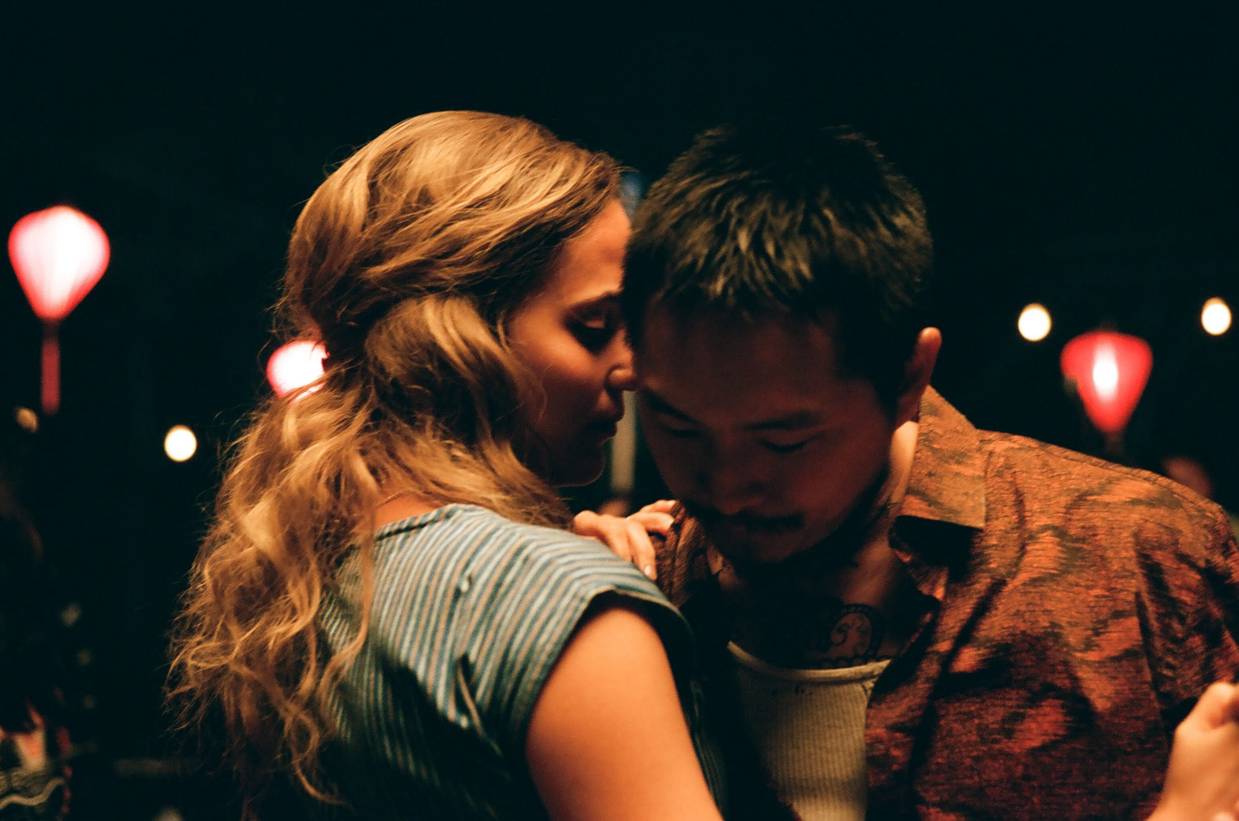 Justin Chon and Alicia Vikander in Blue Bayou (2021)