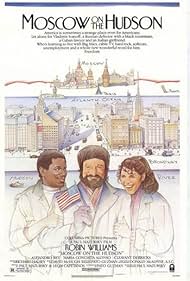 Robin Williams, Maria Conchita Alonso, and Cleavant Derricks in Moscow on the Hudson (1984)