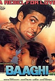 Salman Khan and Nagma in Baaghi: A Rebel for Love (1990)