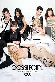 Penn Badgley, Blake Lively, Taylor Momsen, Leighton Meester, Jessica Szohr, Chace Crawford, and Ed Westwick in Gossip Girl (2007)