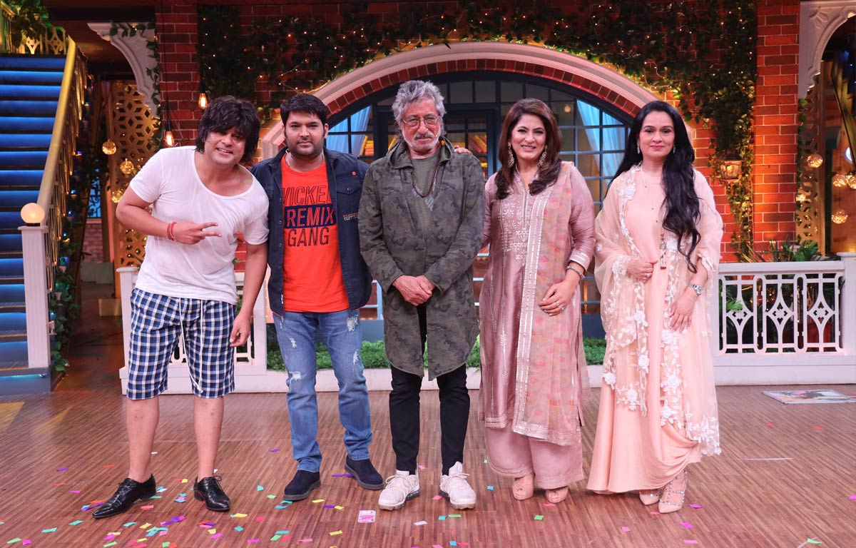 Shakti Kapoor, Padmini Kolhapure, Archana Puran Singh, Krushna Abhishek, and Kapil Sharma in A Show Full of Stars (2019)