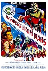 Helena Carter, Arthur Franz, and Jimmy Hunt in Invaders from Mars (1953)