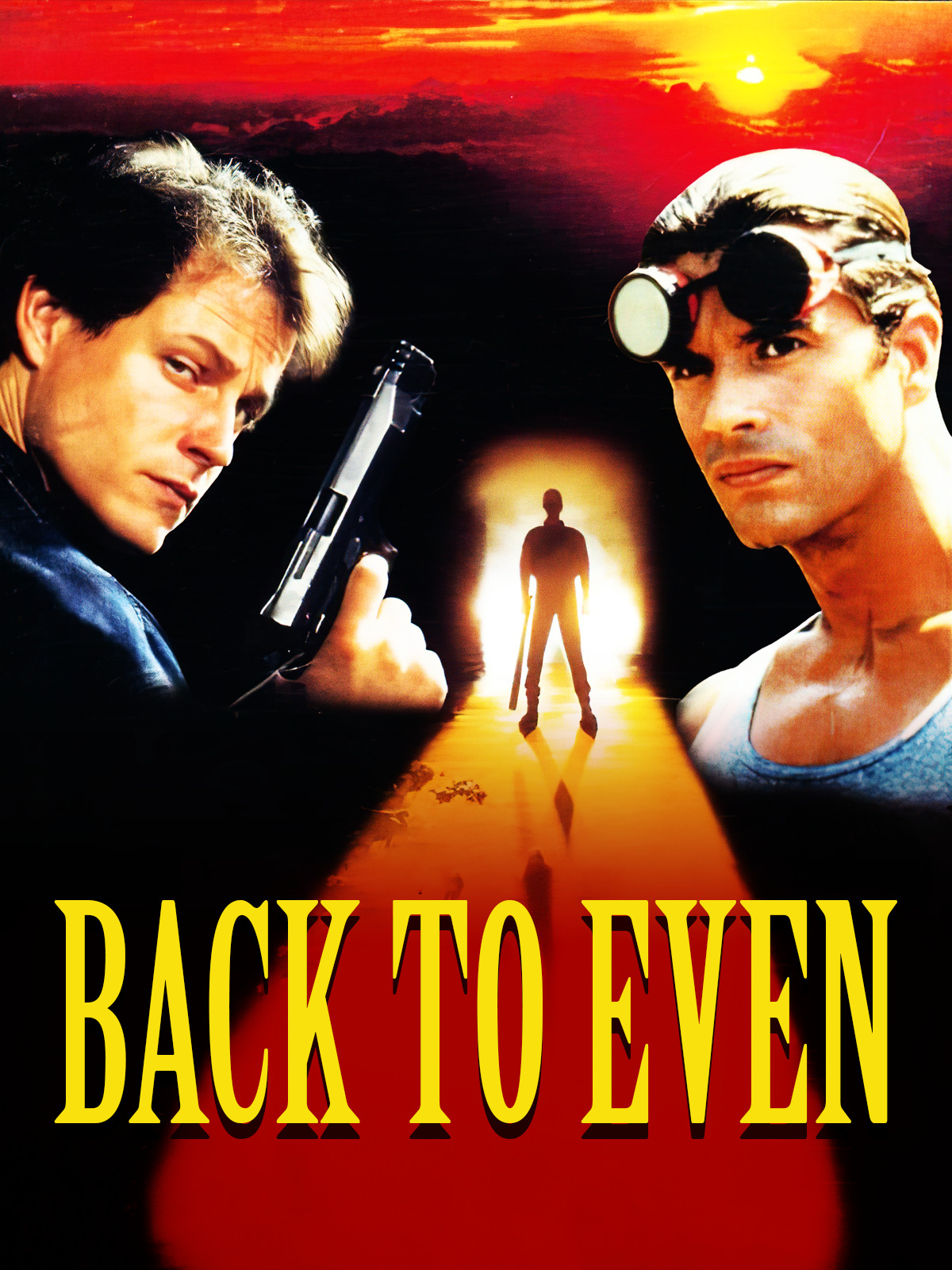 Lorenzo Lamas and Michael Paré in Back to Even (1998)