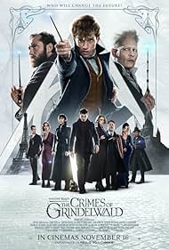 Johnny Depp, Jude Law, Dan Fogler, William Nadylam, Alison Sudol, Eddie Redmayne, Katherine Waterston, Claudia Kim, Zoë Kravitz, Ezra Miller, and Callum Turner in Fantastic Beasts: The Crimes of Grindelwald (2018)