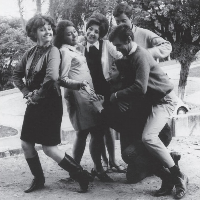 Gian Carlo, Annamaria Dias, Guy Loup, Tony Ramos, Ademir Rocha, and Ana Rosa in Os Rebeldes (1967)