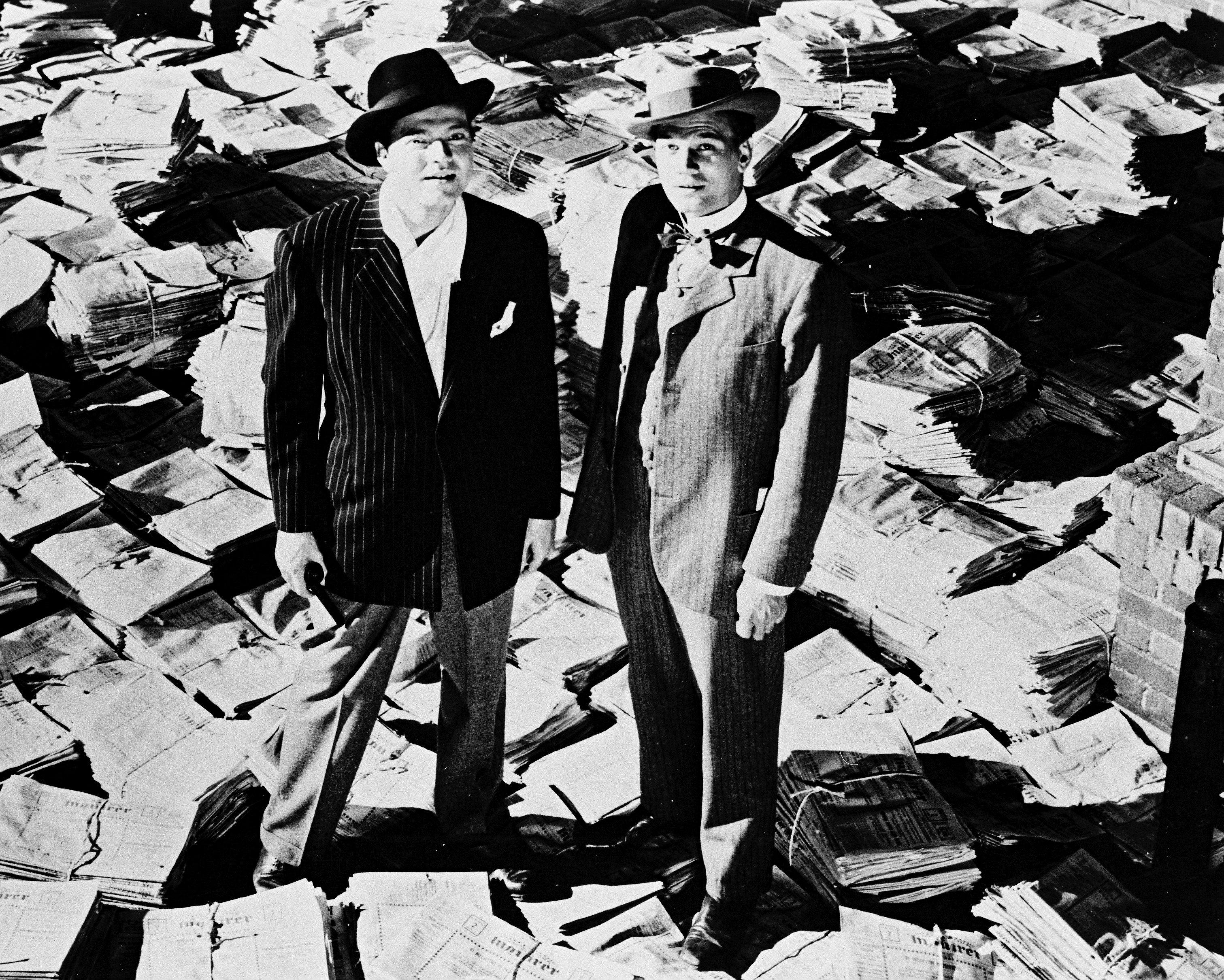 Orson Welles and Joseph Cotten in Citizen Kane (1941)