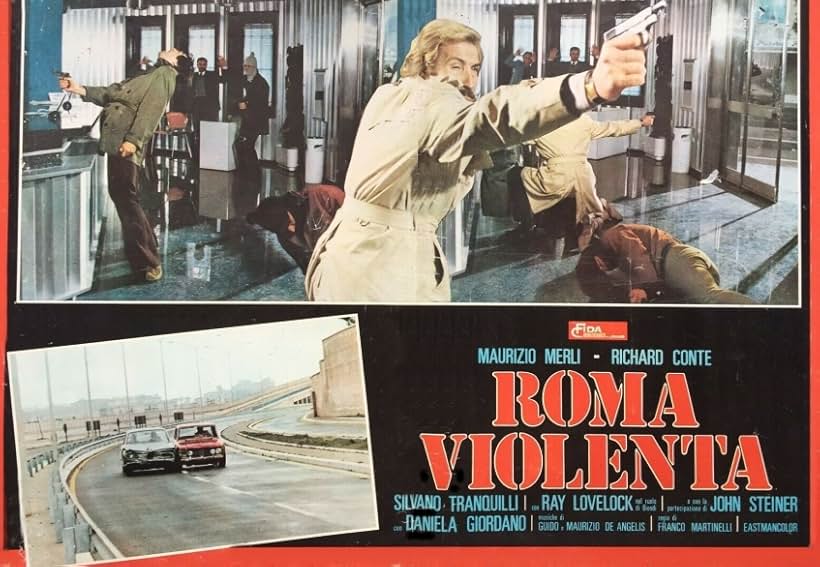 Ray Lovelock and Maurizio Merli in Violent Rome (1975)