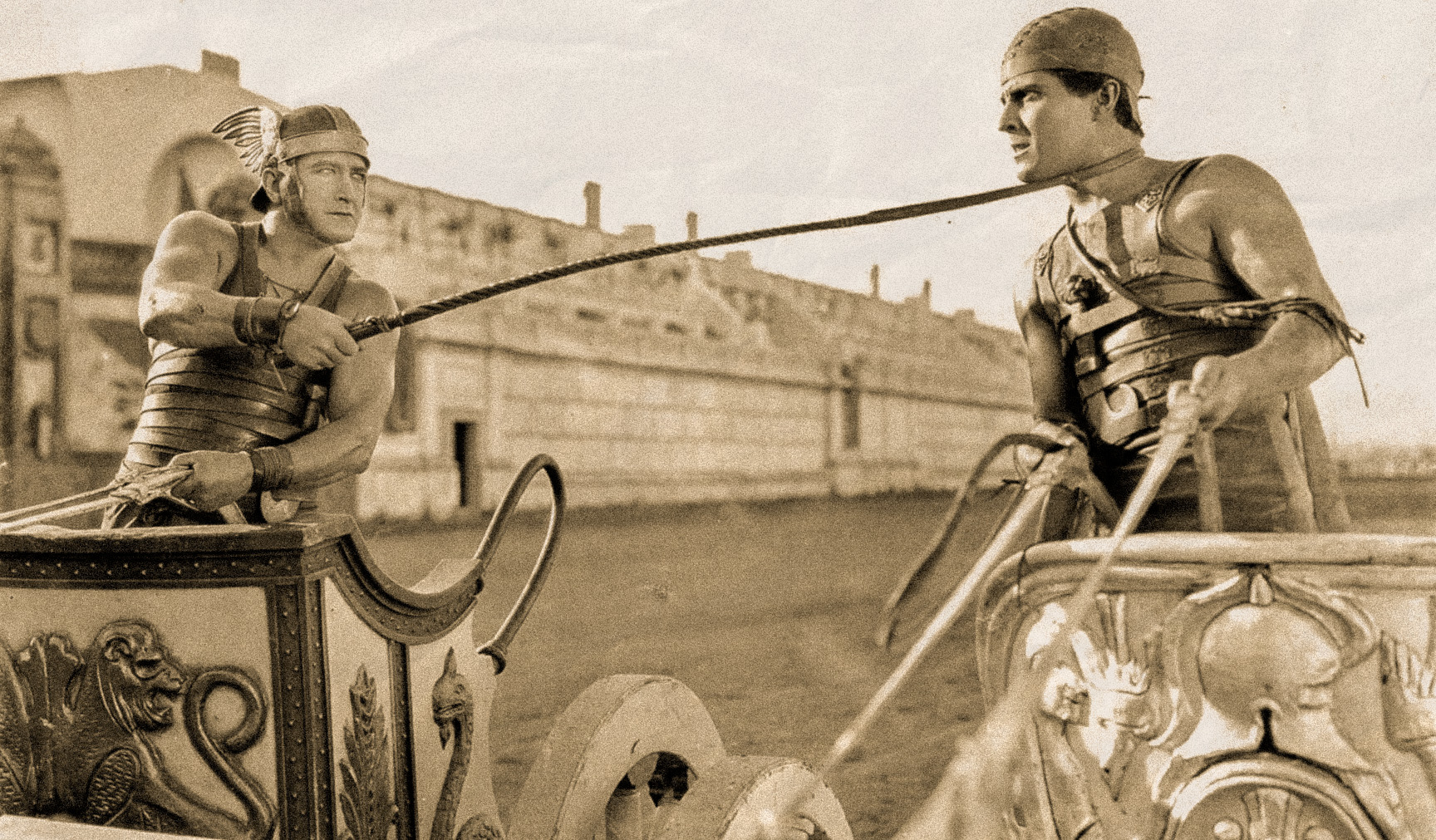 Ramon Novarro and Francis X. Bushman in Ben-Hur: A Tale of the Christ (1925)