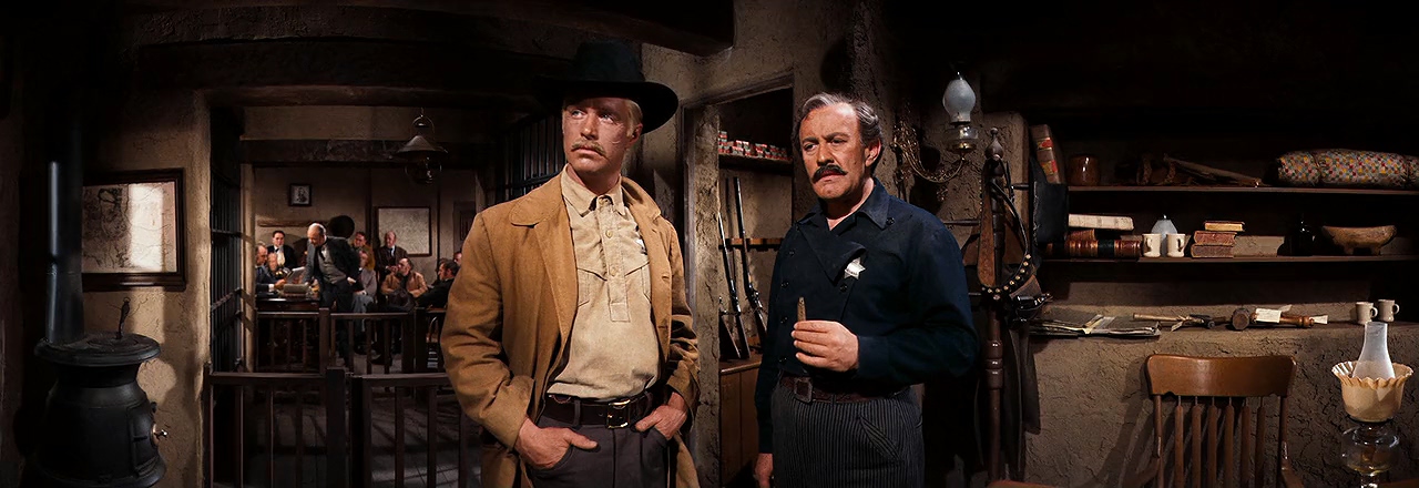 George Peppard and Lee J. Cobb in How the West Was Won (1962)