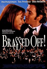 Ewan McGregor, Pete Postlethwaite, and Tara Fitzgerald in Brassed Off (1996)