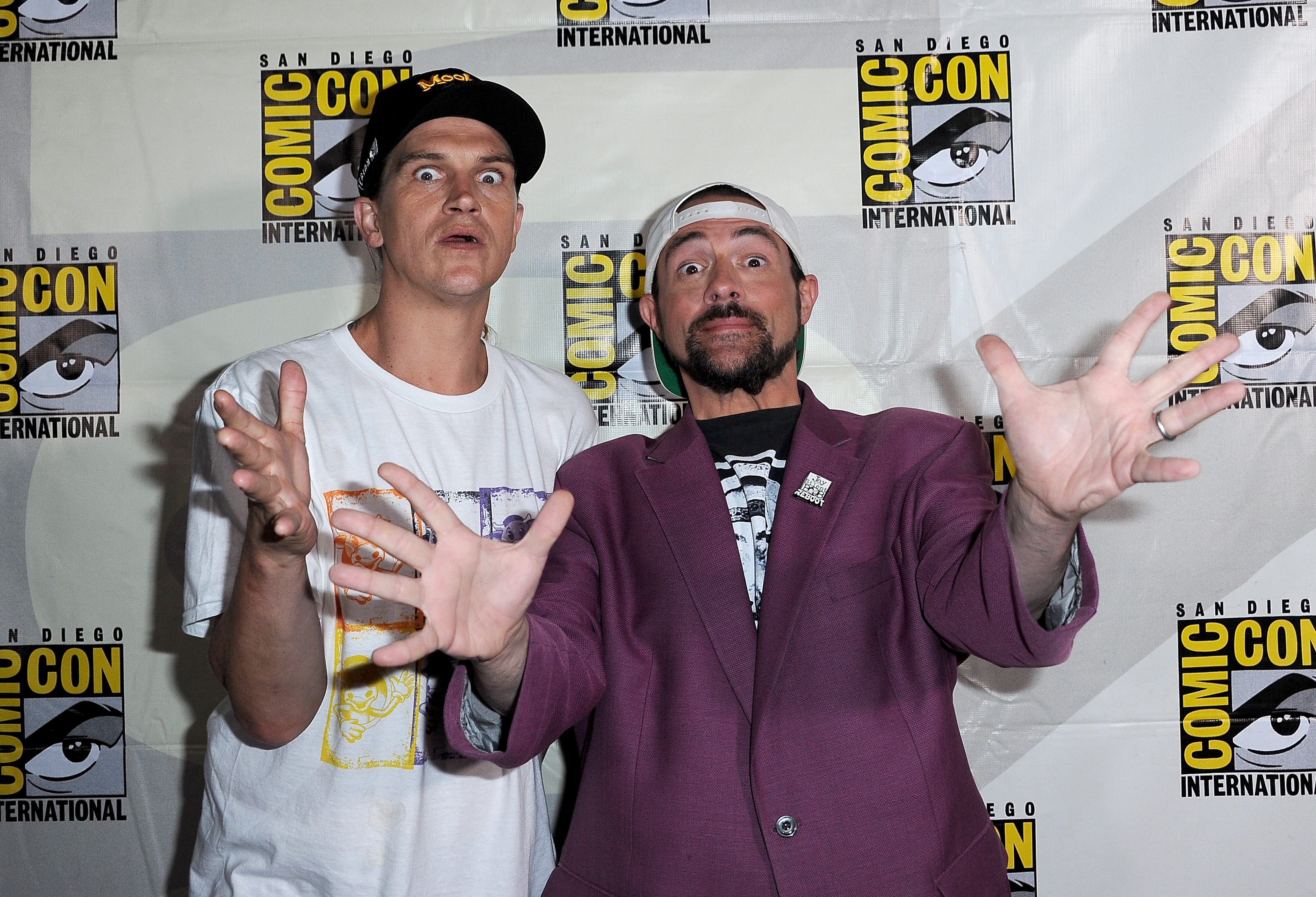 Kevin Smith and Jason Mewes at an event for Jay and Silent Bob Reboot (2019)