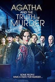 Pippa Haywood, Ralph Ineson, Tim McInnerny, Samantha Spiro, Ruth Bradley, Blake Harrison, and Luke Pierre in Agatha and the Truth of Murder (2018)