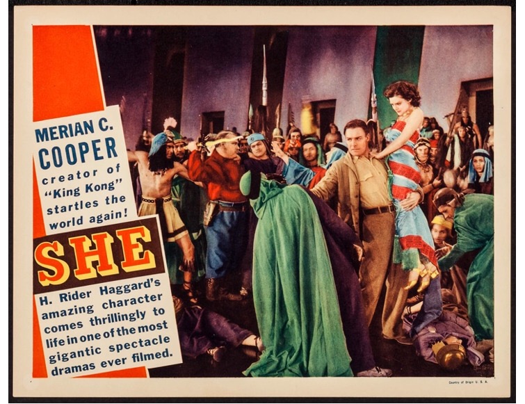 Randolph Scott, Julius Adler, Nigel Bruce, Gustav von Seyffertitz, Helen Mack, and Bill Wolfe in She (1935)